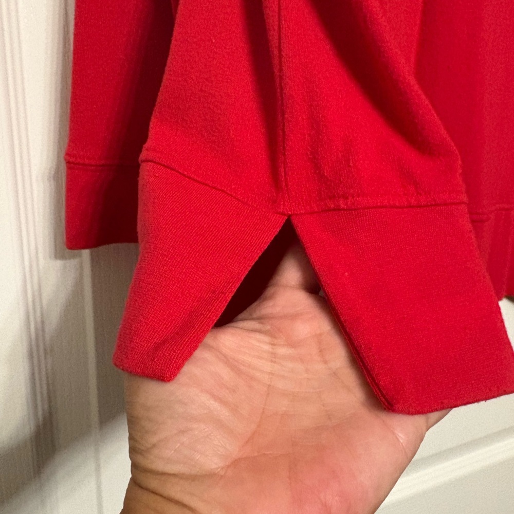 Maternity Santa Baby Red Top - Picture 4 of 7